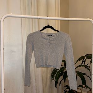 gray brandy melville sweater